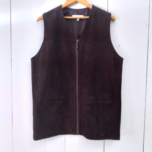 san francisco Other - San francisco collection suede zip up waistcoat vest